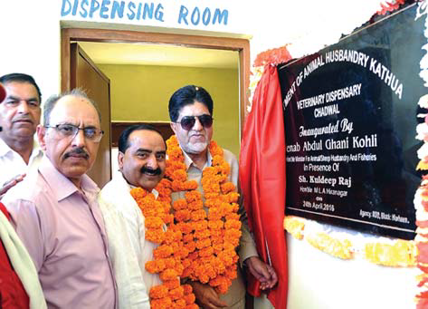Kohli inaugurates veterinary dispensary at Chadwal – Bharatiya Janata Party